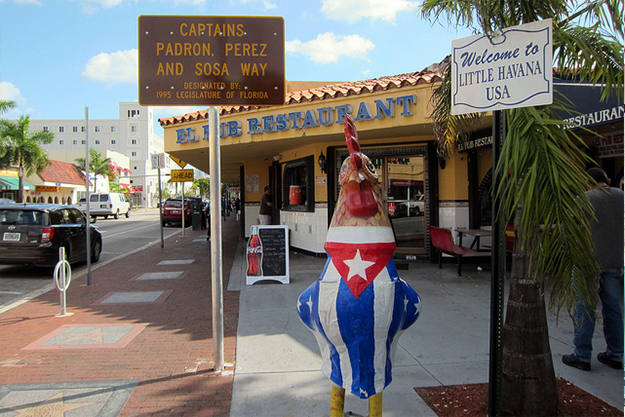 Little Havana neighborhood in Miami, FL